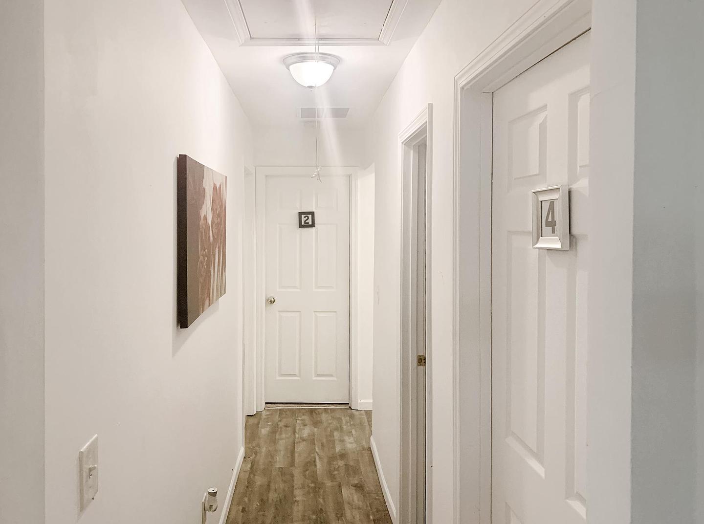 Common spaces including the kitchen