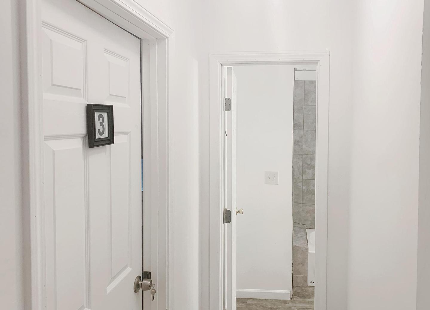 Common spaces including the kitchen