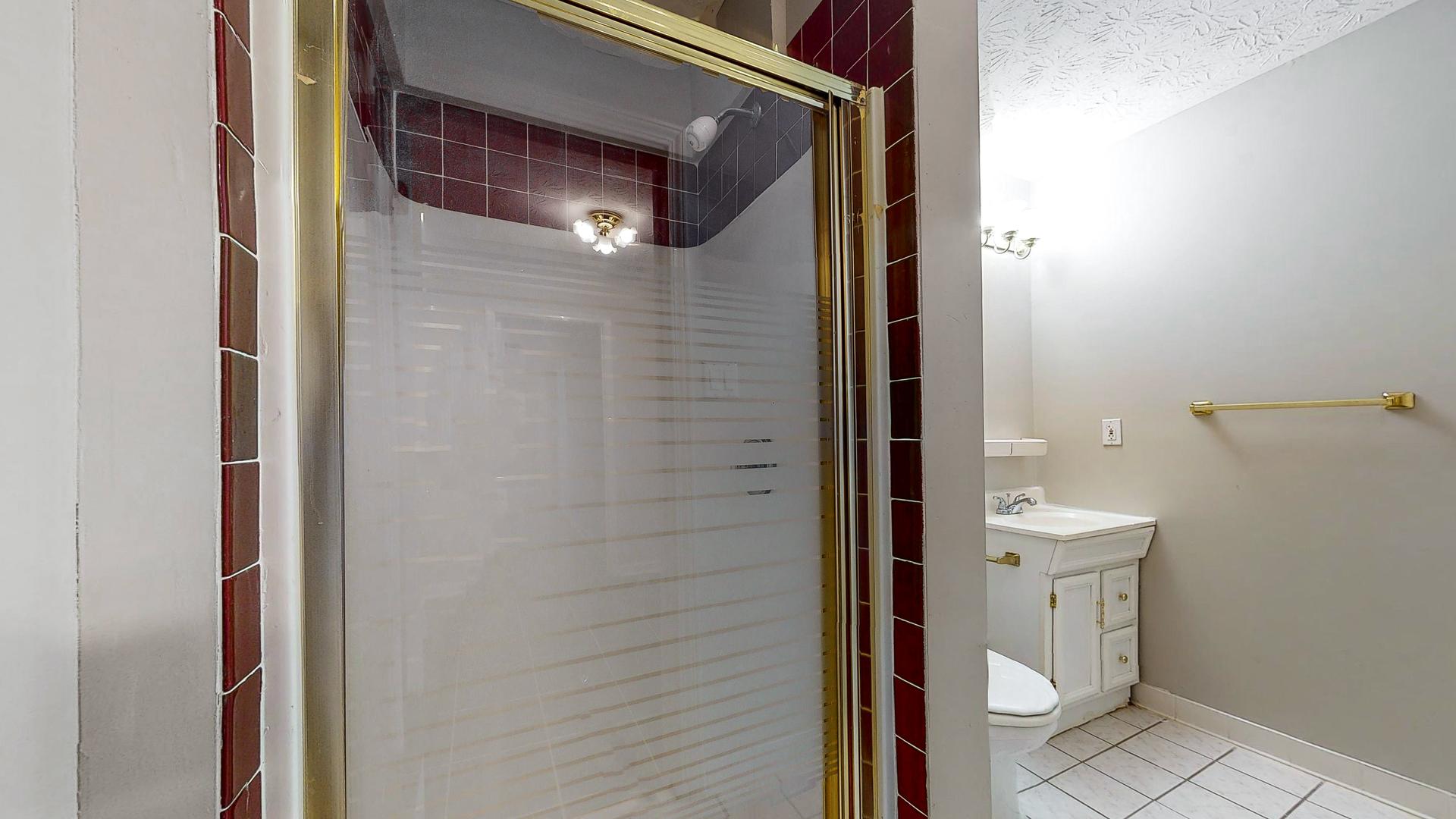 bathroom, detected: shower