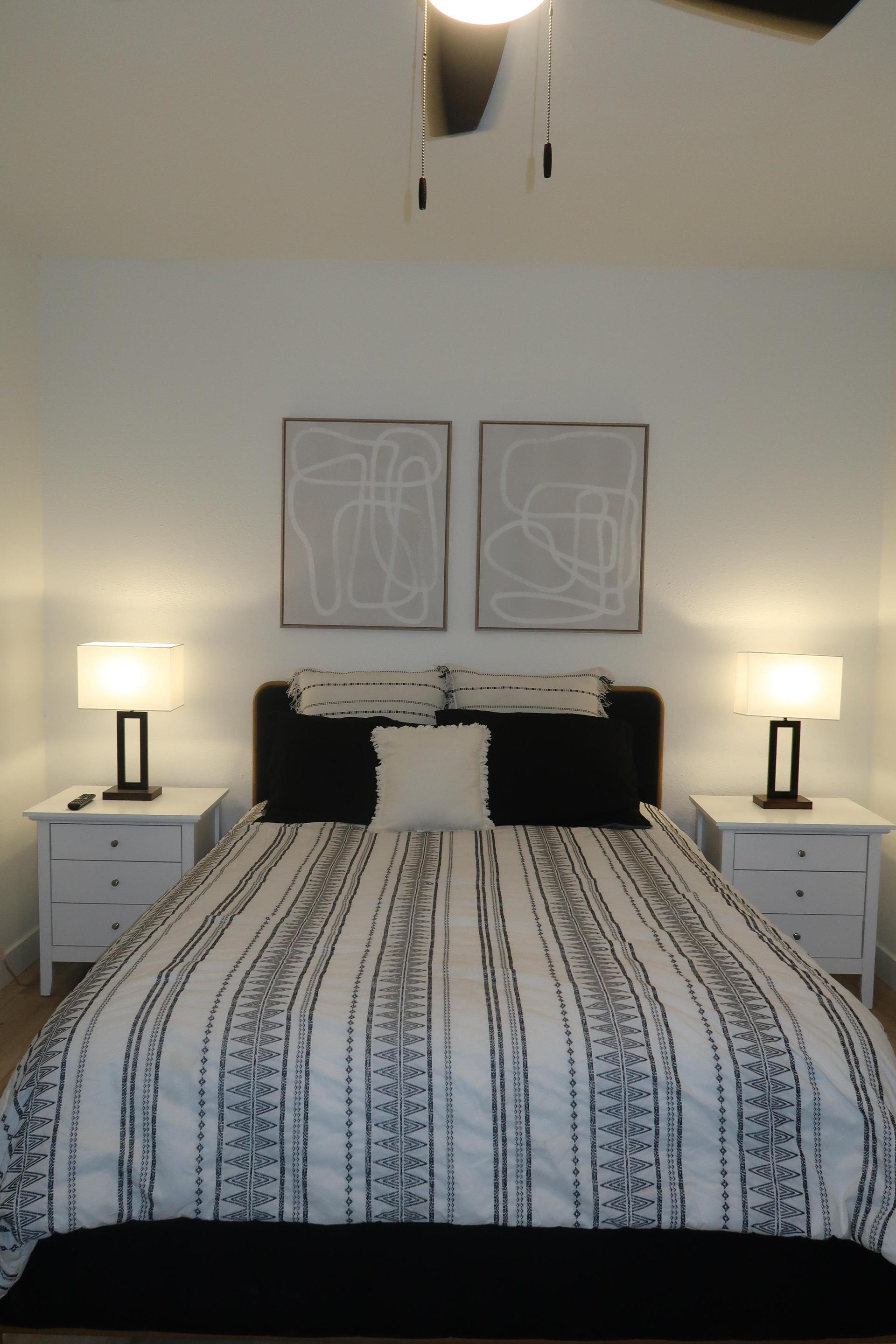Queen Bed Linens provided