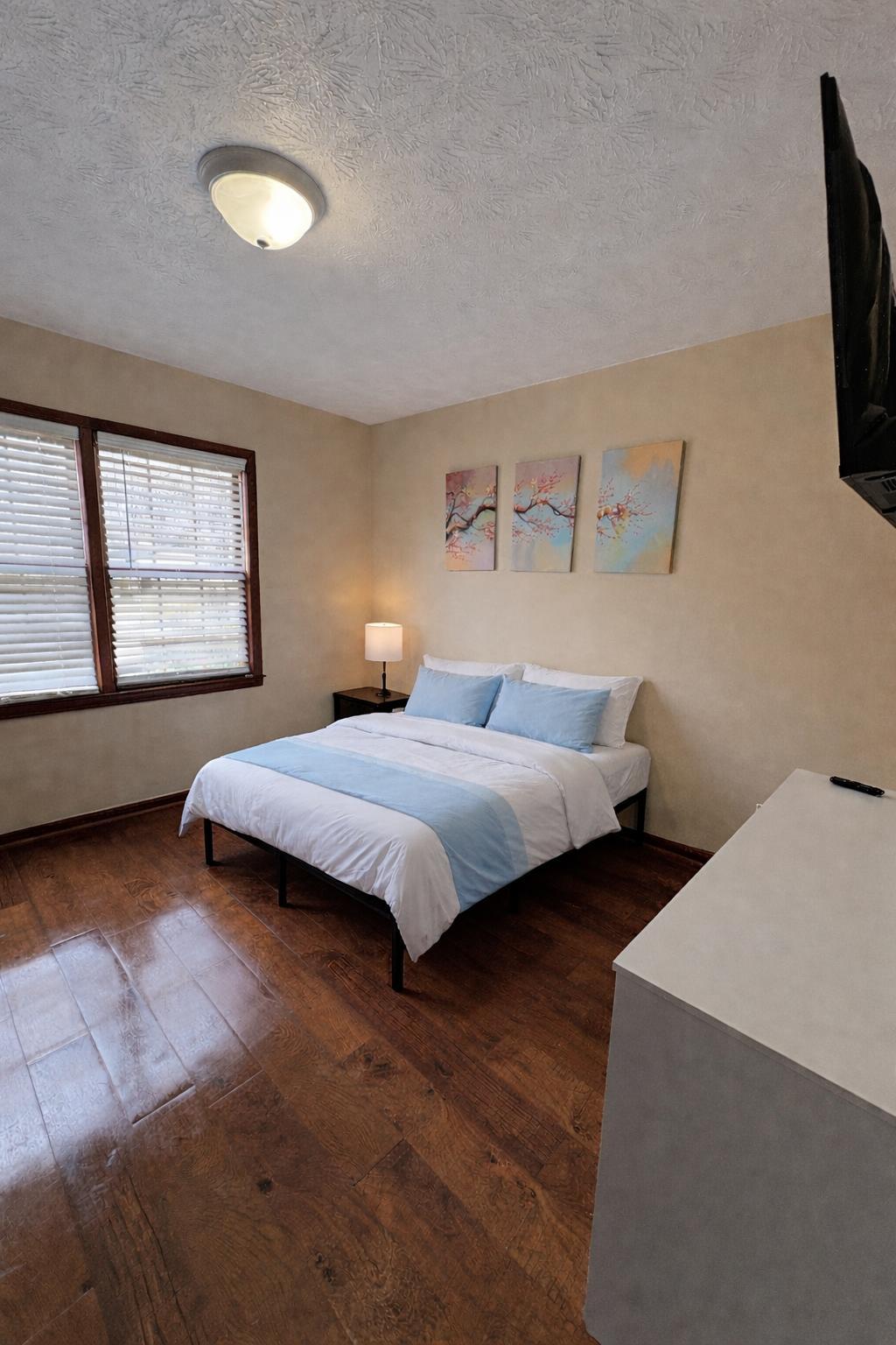 Disclaimer: Bedding is not included in the room.