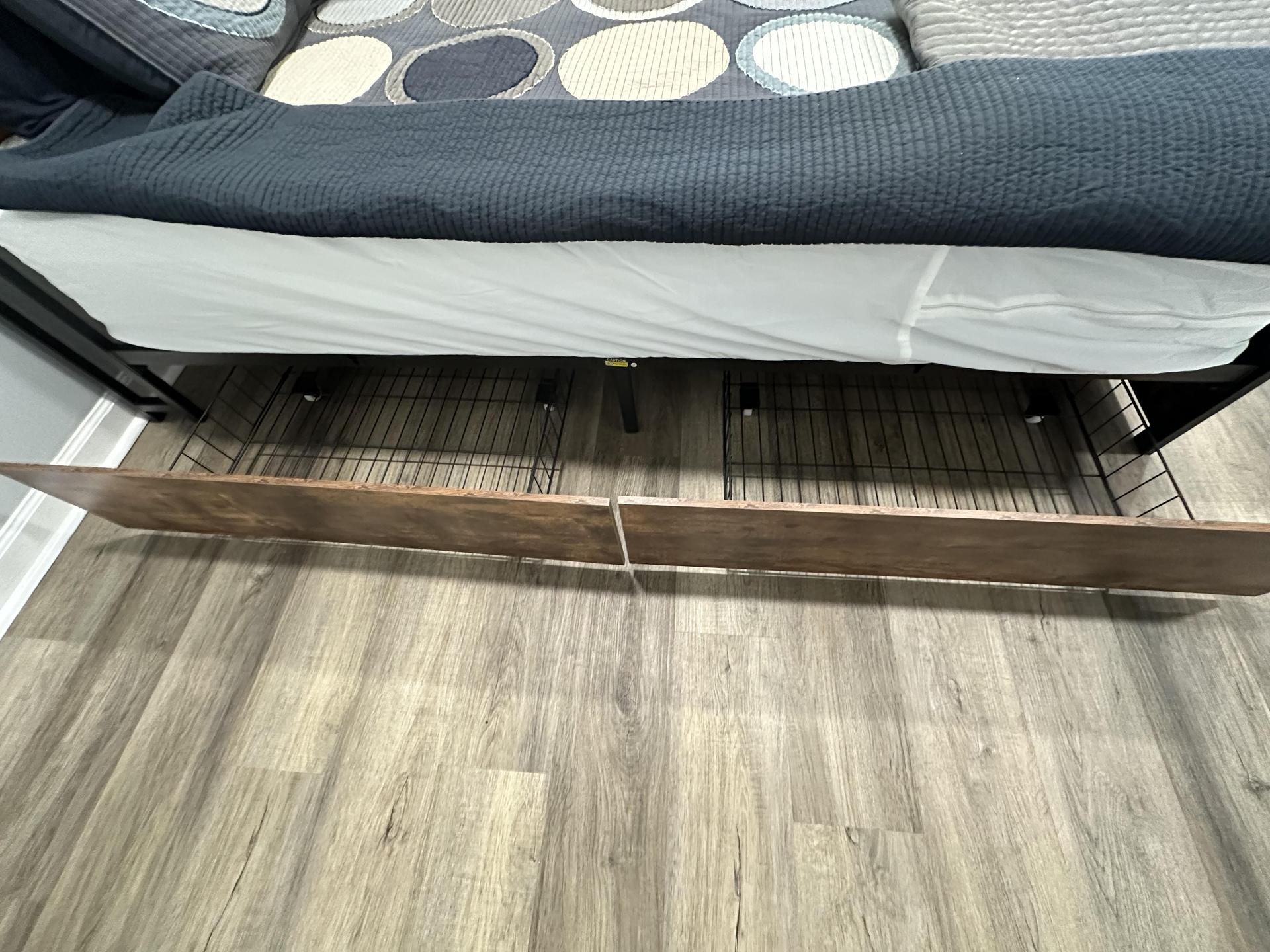 Additional Storage on both sides of the bed