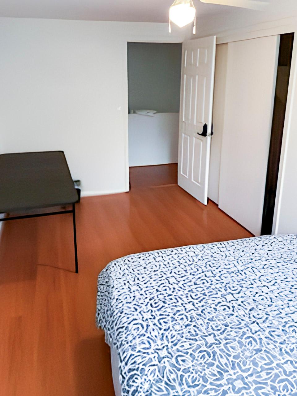 bedroom, detected:ceiling fan, bed