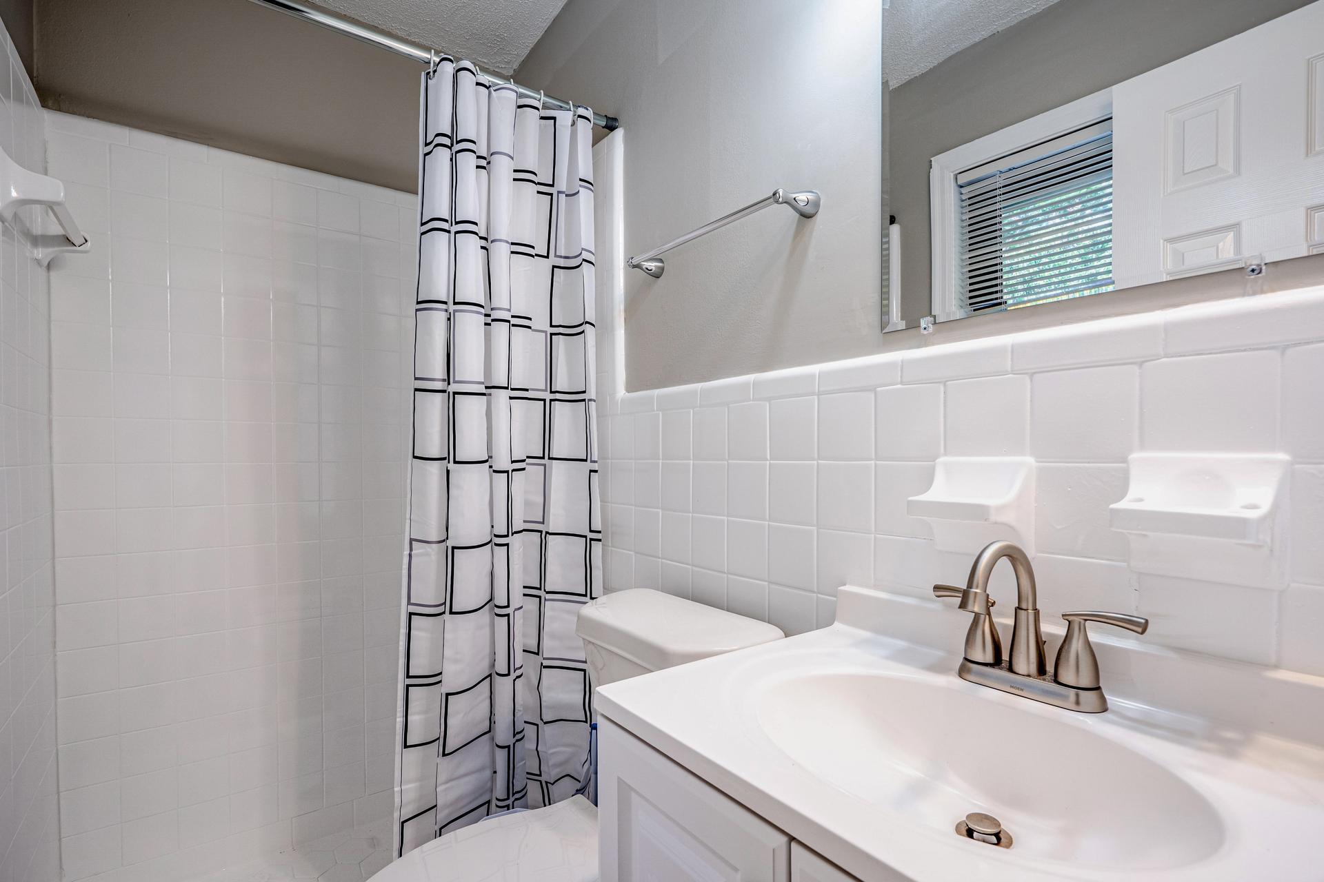 bathroom, detected: shower