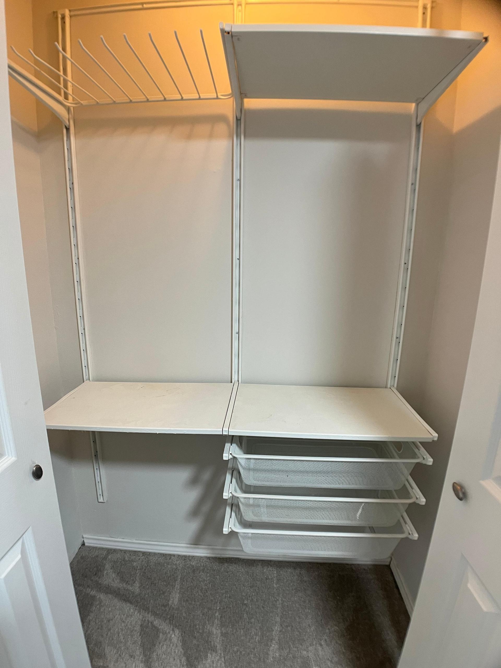 Custom reach in closet.