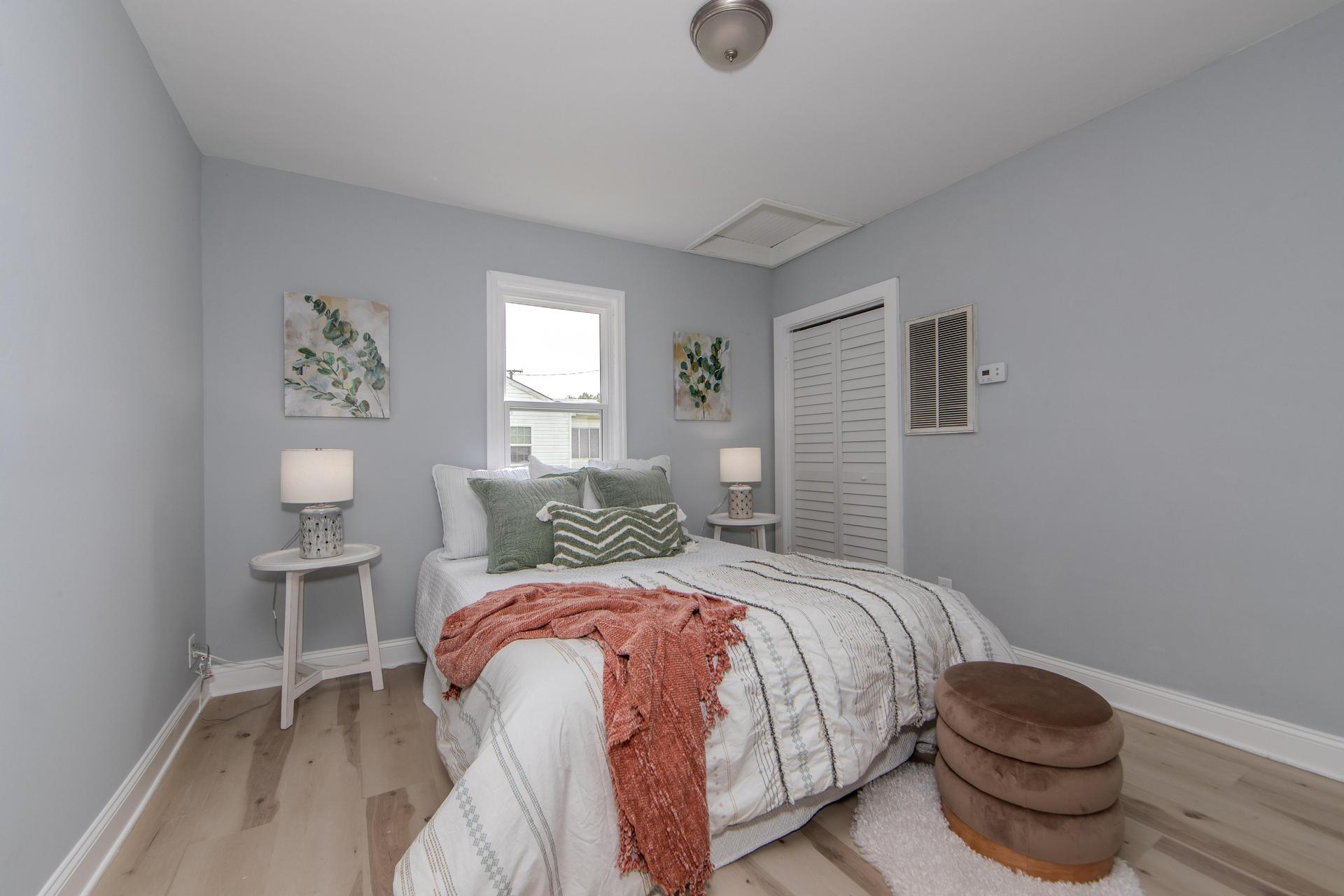 bedding not included, photo was staged