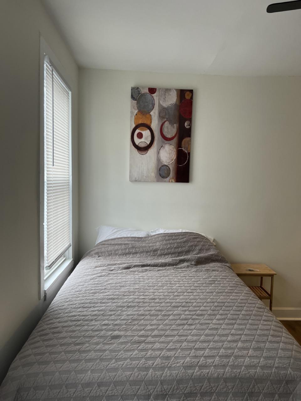 Full Bed and Night Stand