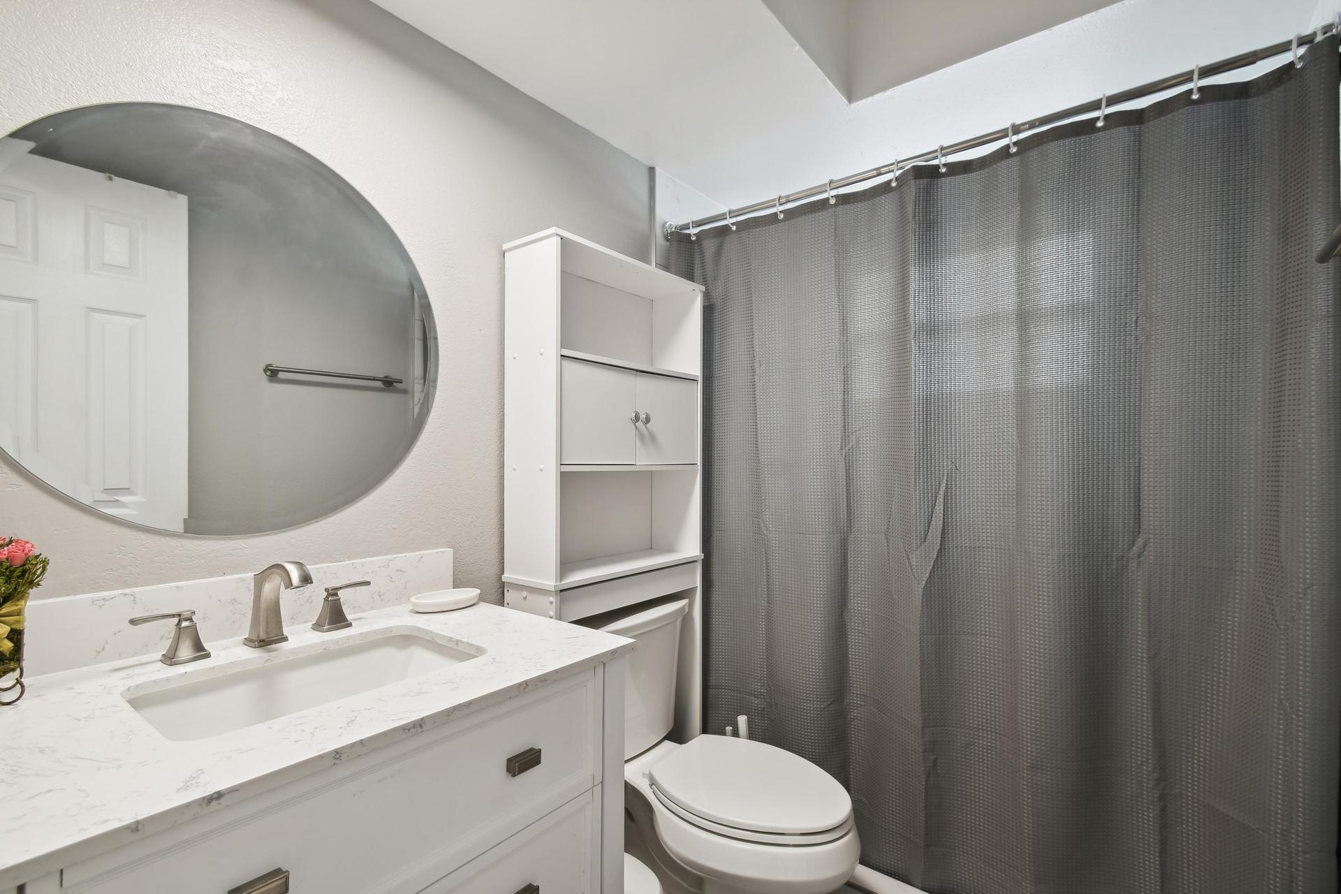 Totally updated bathroom