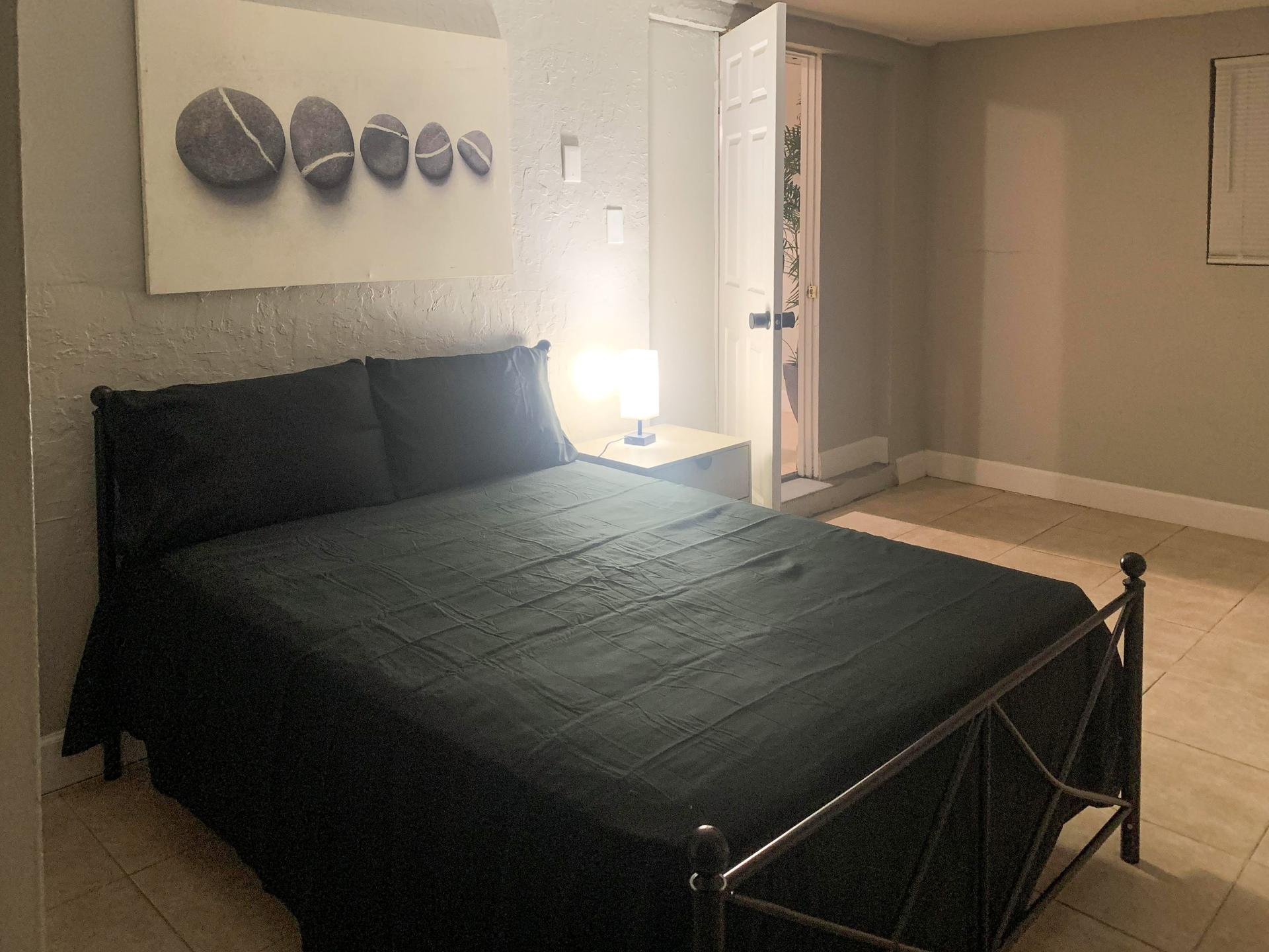 bedroom, detected:bed, ceiling fan