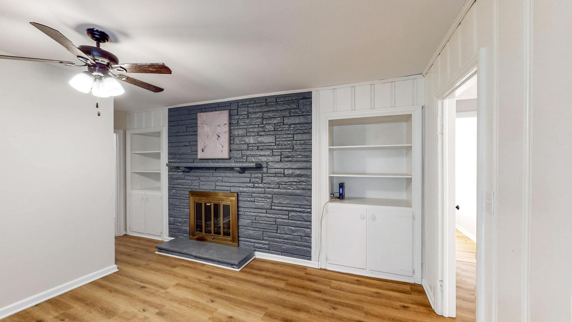 Common spaces including the kitchen