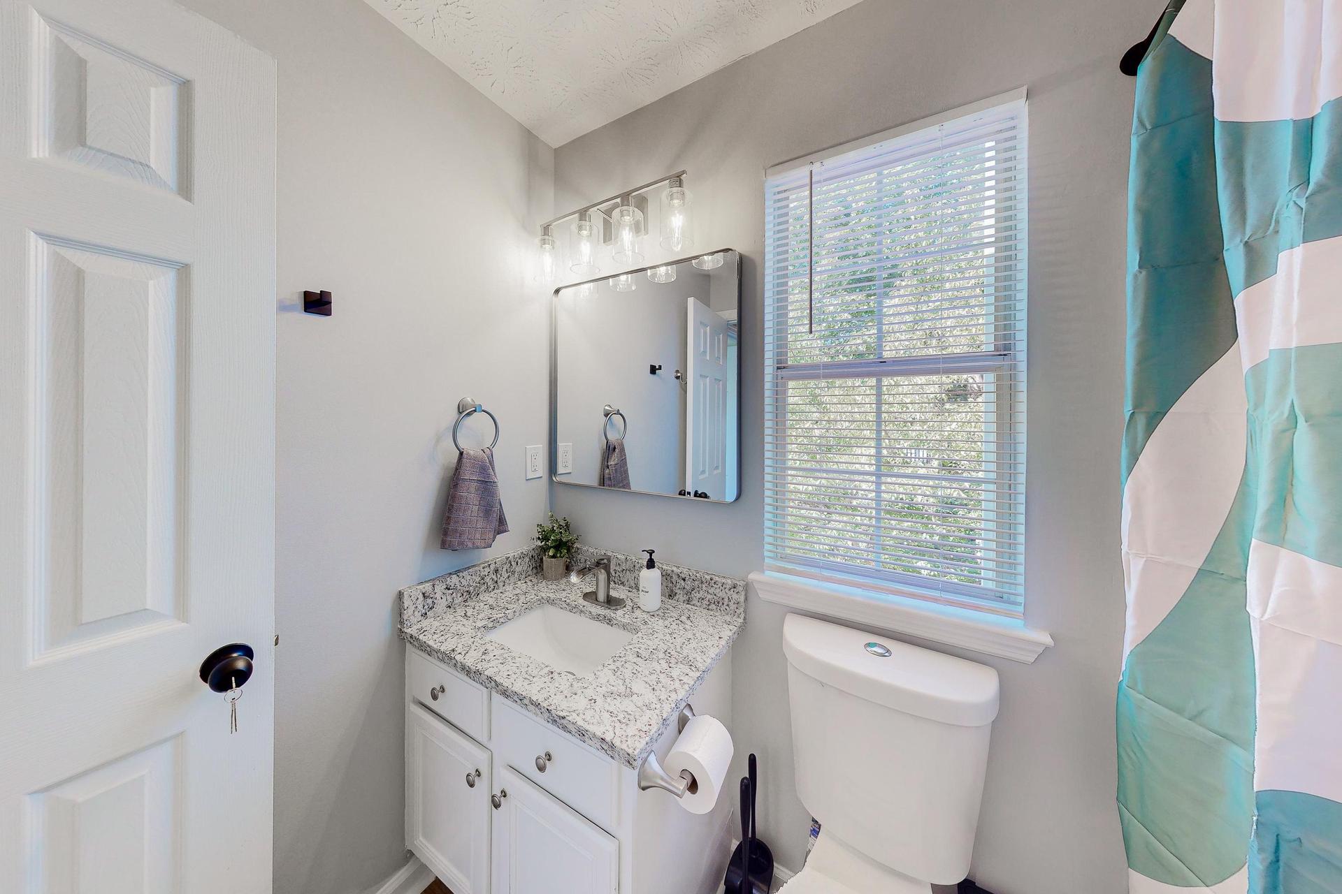 Bathroom shared between Room #2 & #3