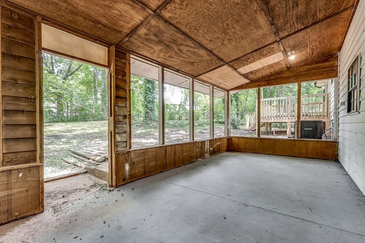 Common spaces including the kitchen