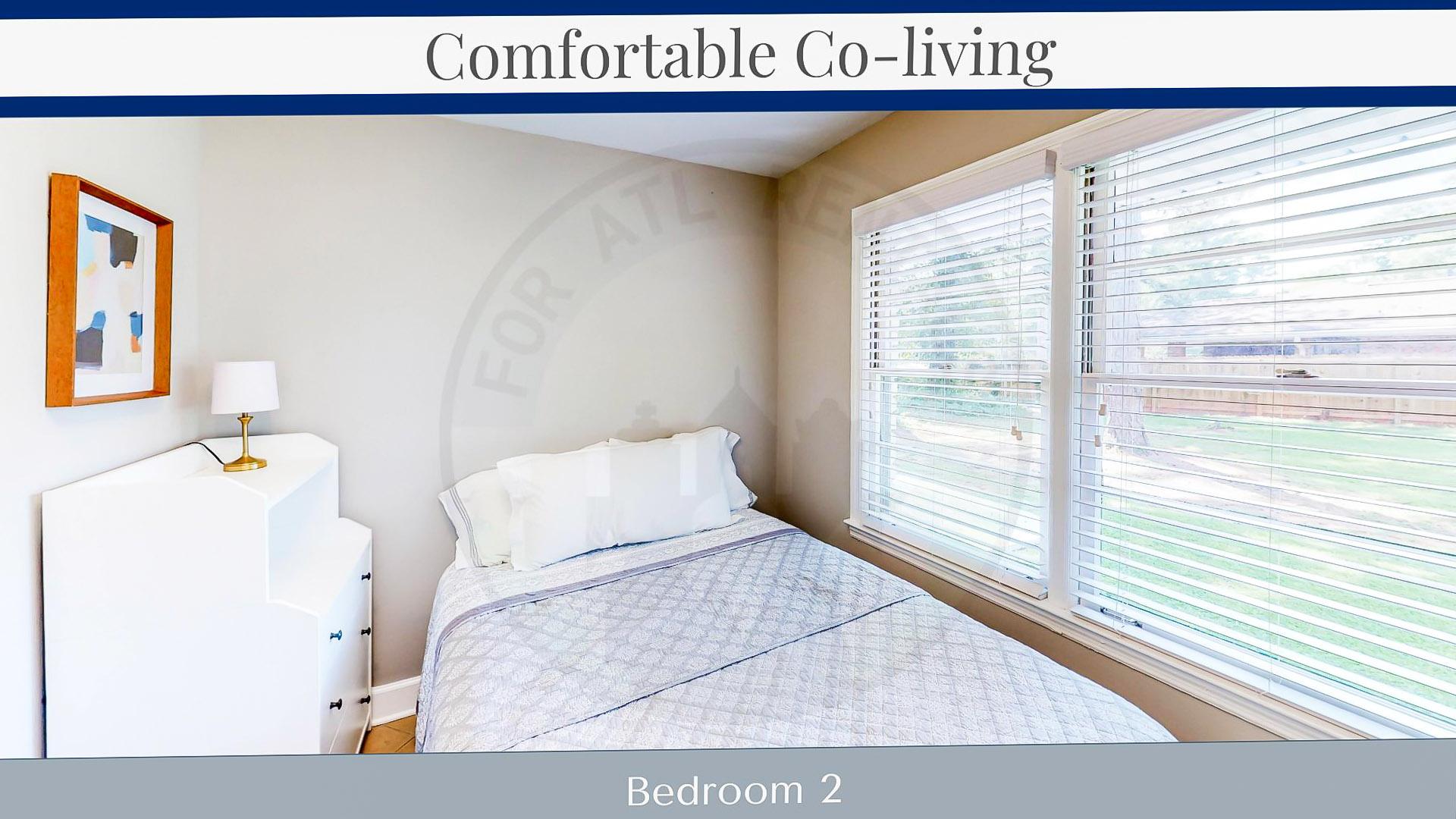 bedroom, detected:bed, window blind