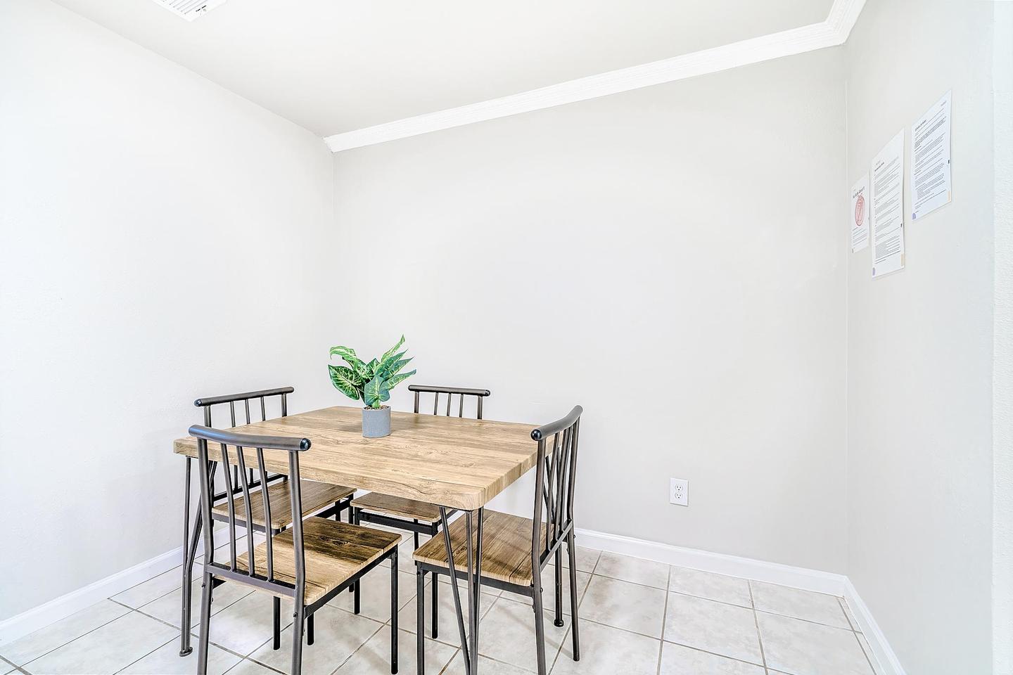 Common spaces including the kitchen