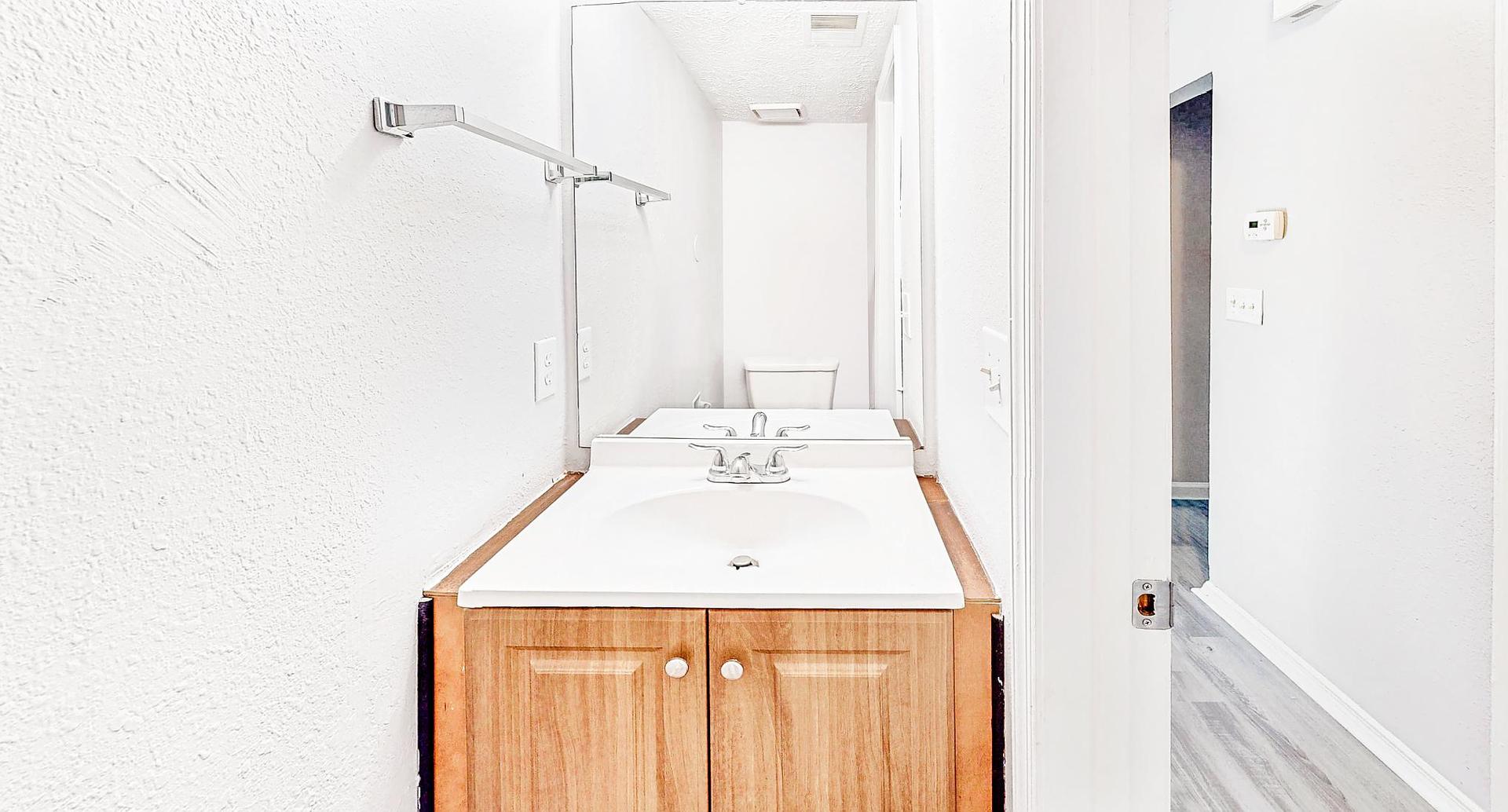 Common spaces including the kitchen