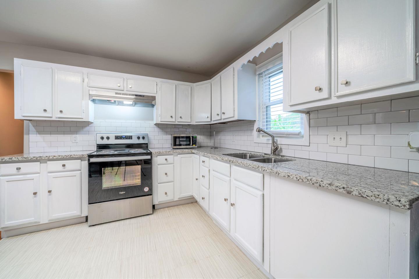 Common spaces including the kitchen