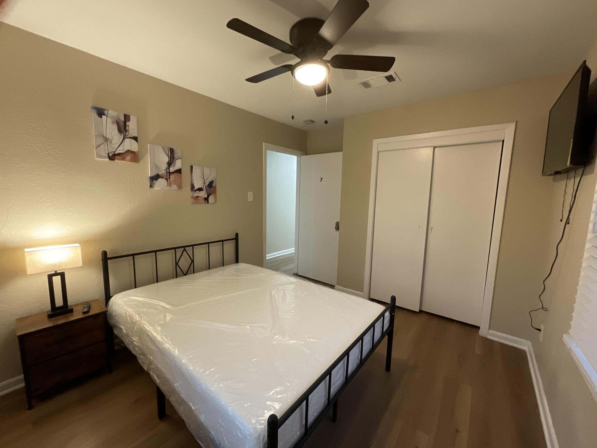 Bedroom 7 with reach-in closet