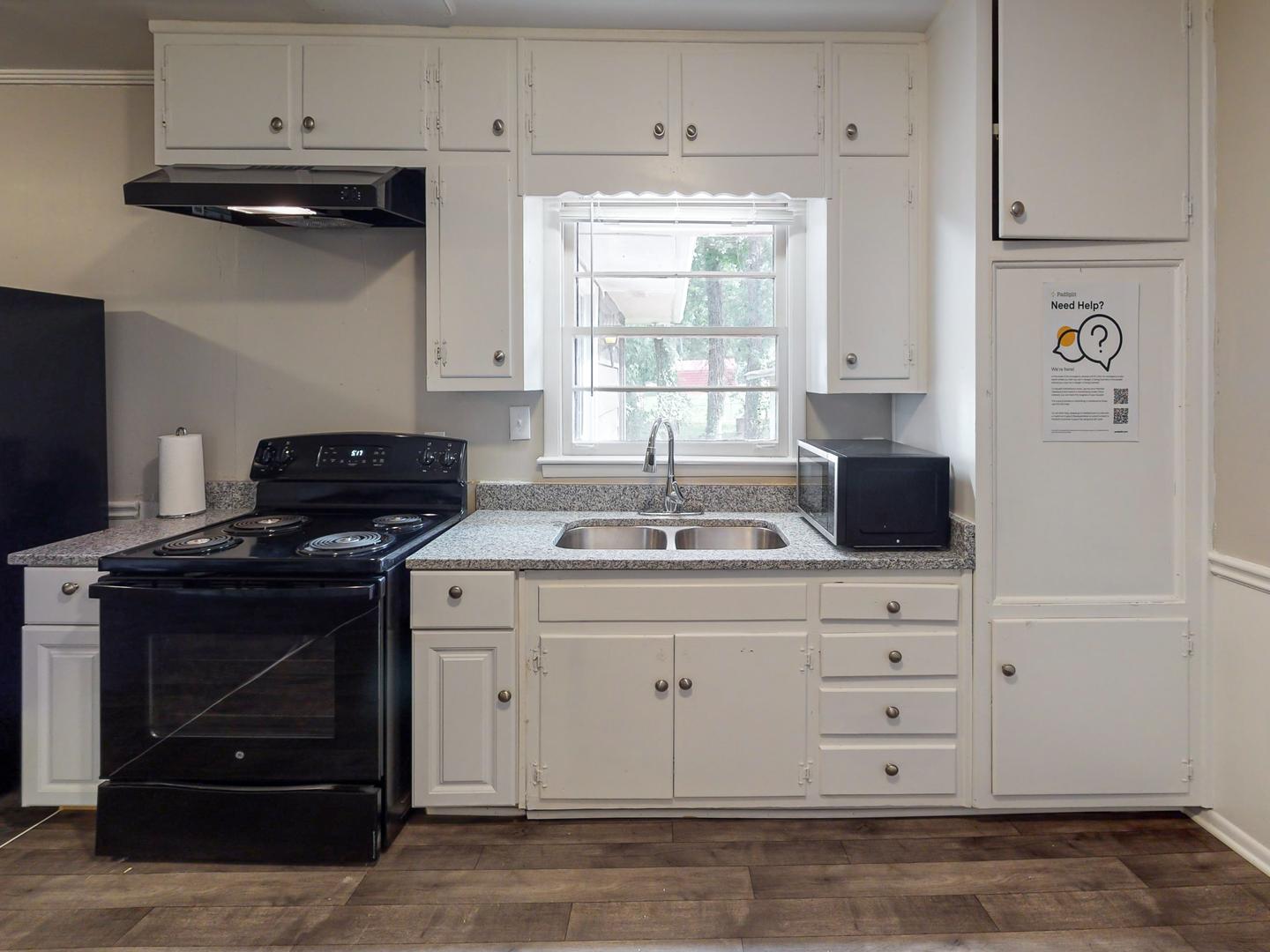 Common spaces including the kitchen