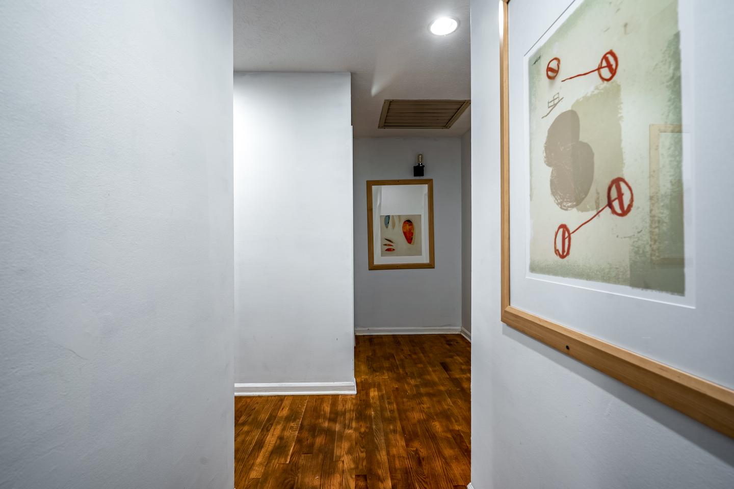 Common spaces including the kitchen