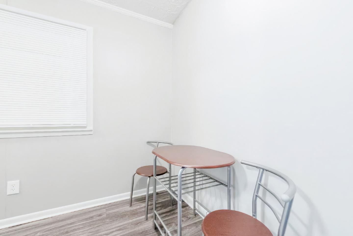 Common spaces including the kitchen