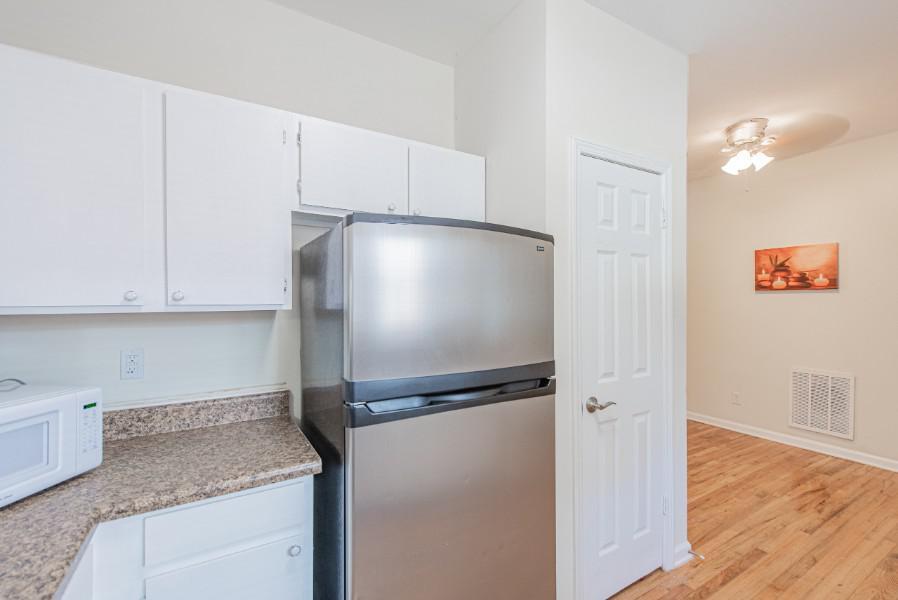 Common spaces including the kitchen