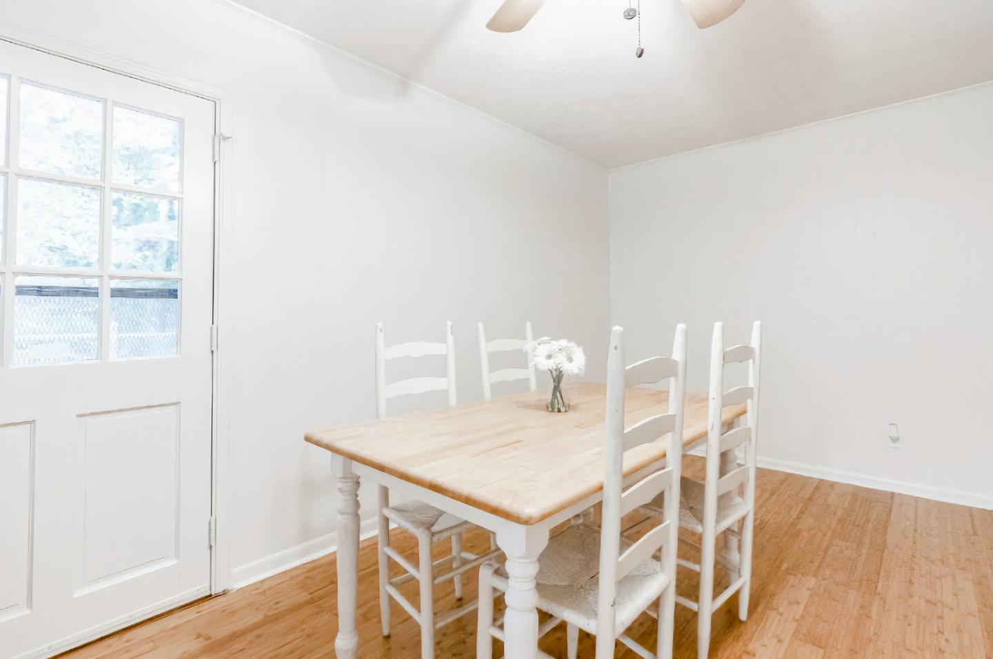 Common spaces including the kitchen