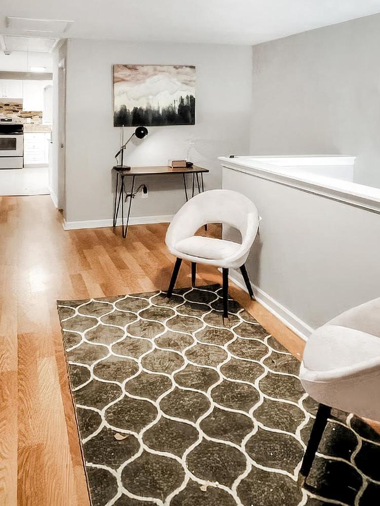 Common spaces including the kitchen