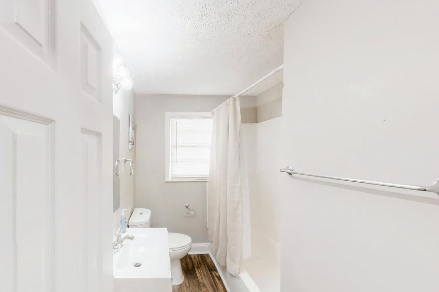 Common spaces including the kitchen