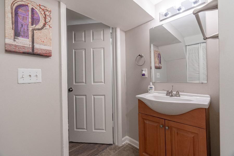Common spaces including the kitchen