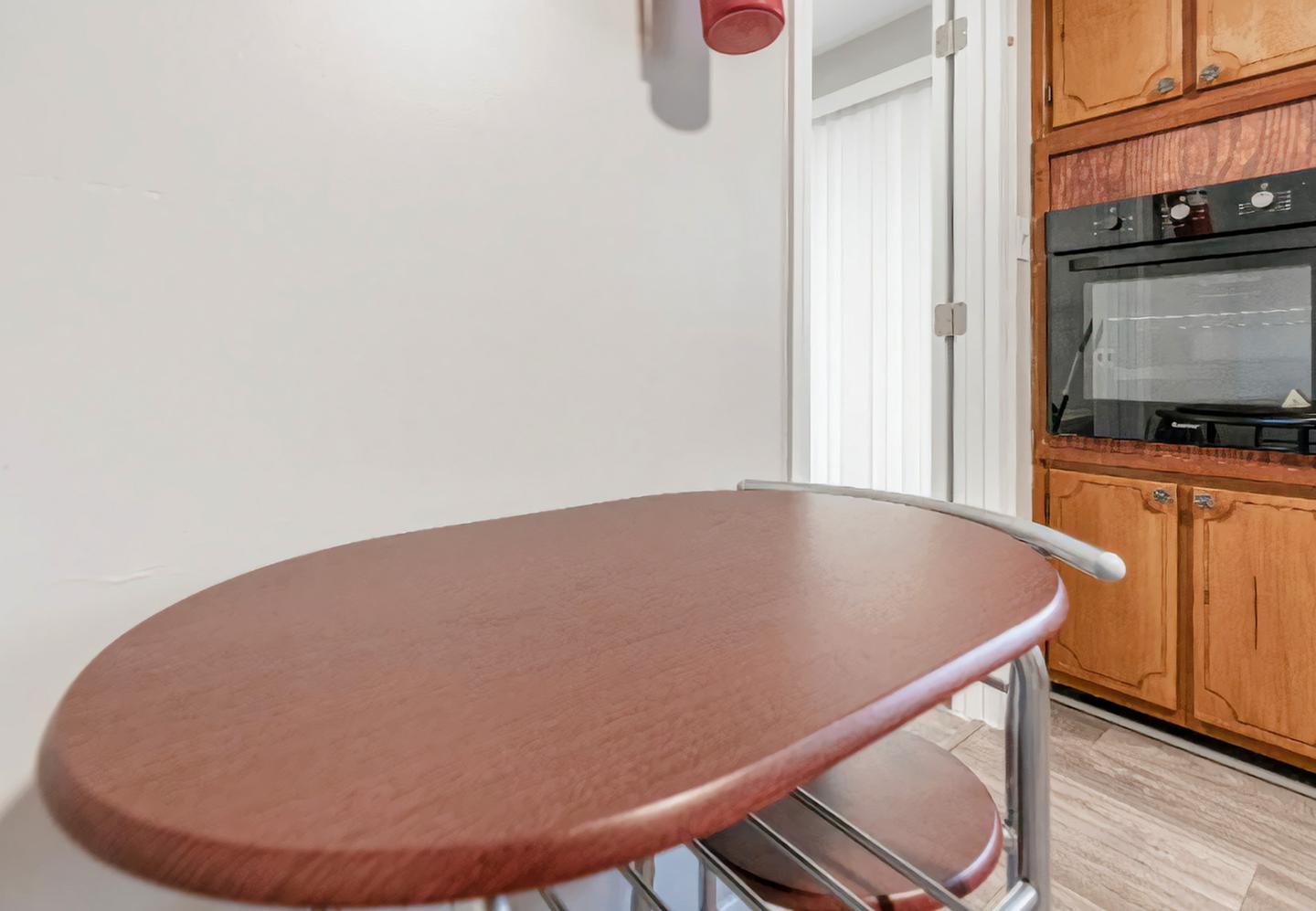 Common spaces including the kitchen