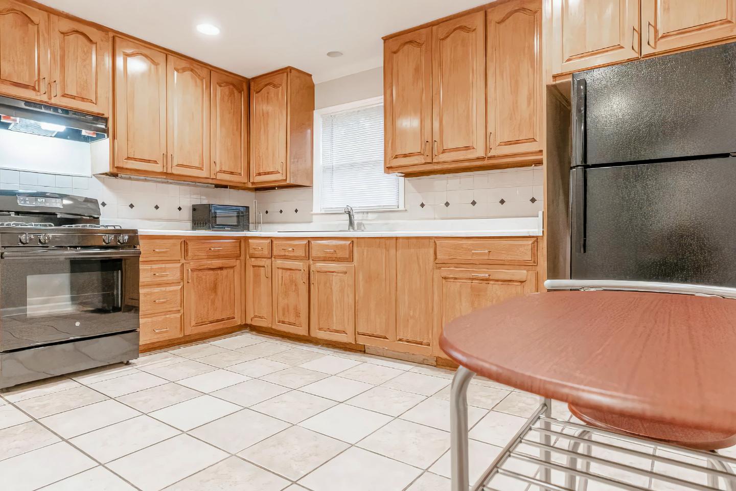Common spaces including the kitchen