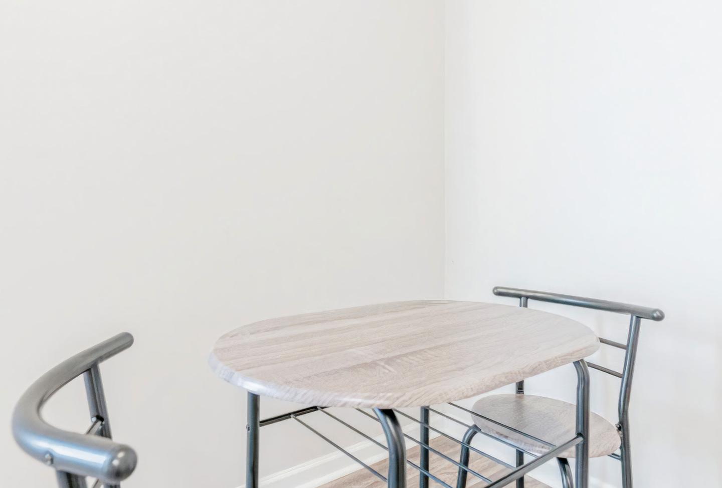 Common spaces including the kitchen