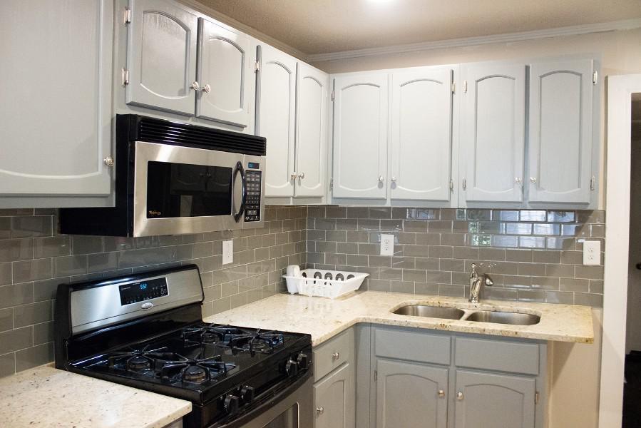 Common spaces including the kitchen