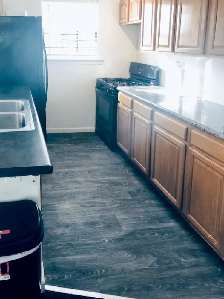 Common spaces including the kitchen