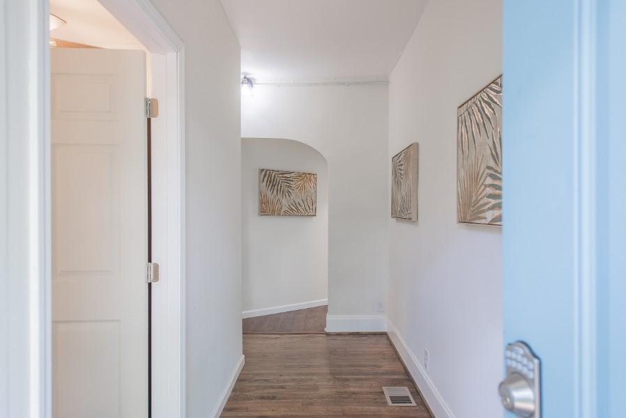 Common spaces including the kitchen