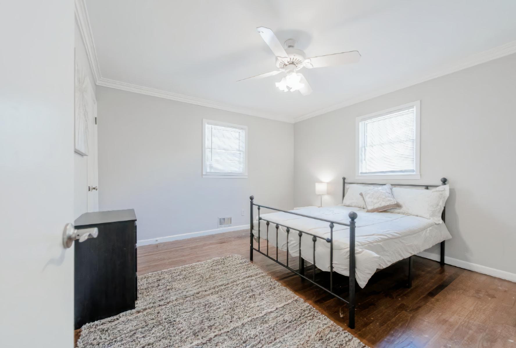 Private Half Bath, Downstairs Corner Bedroom