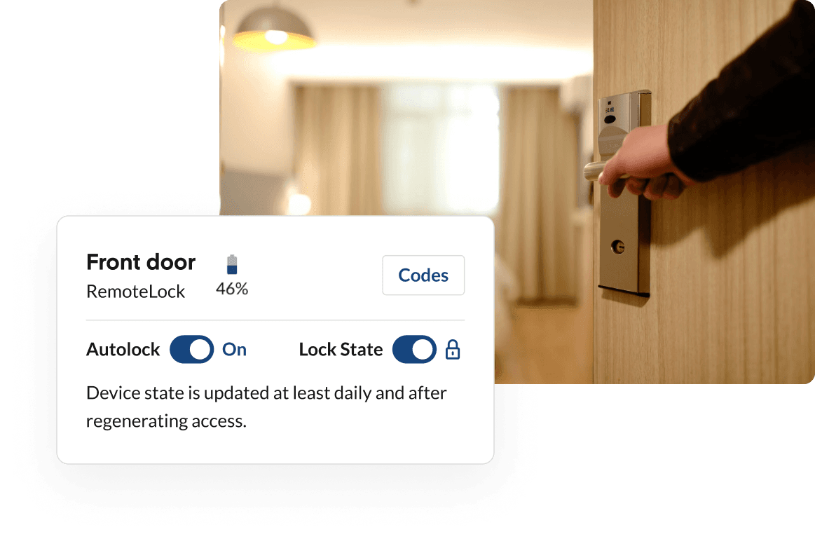 Smart lock integration