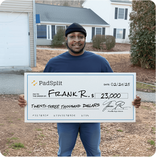 Frank won the Win Cash for a New Car Giveaway!