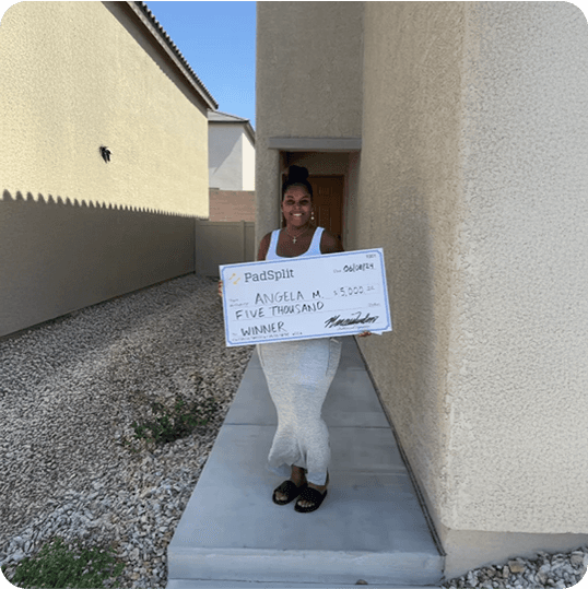 Angela won the $5K Coliving Cash Giveaway!