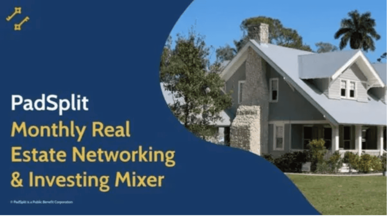 Event Monthly Real Estate Investing Networking/Mixer by Padsplit image