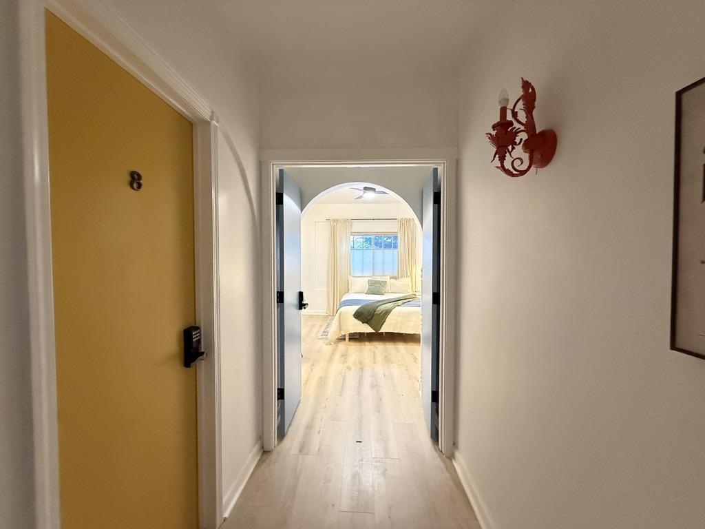 Lux feel with double french door entry