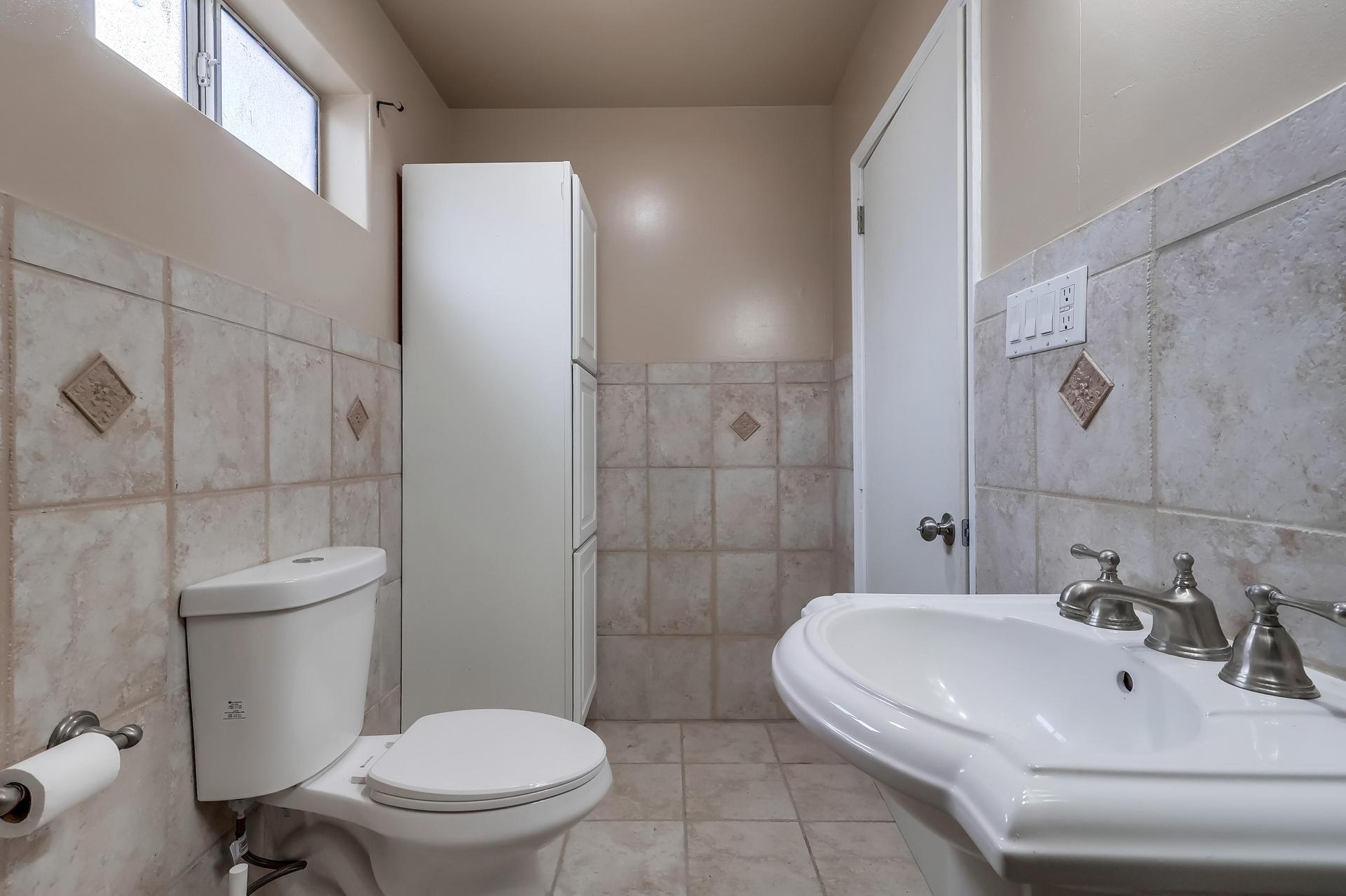 Spa like bathroom with huge soaking tub