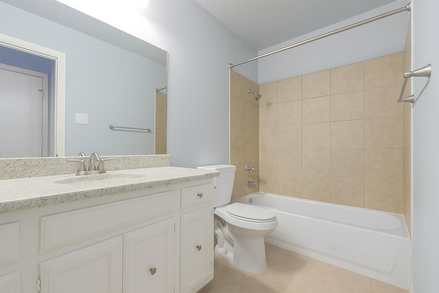 (Bathroom A) Downstairs - full bath