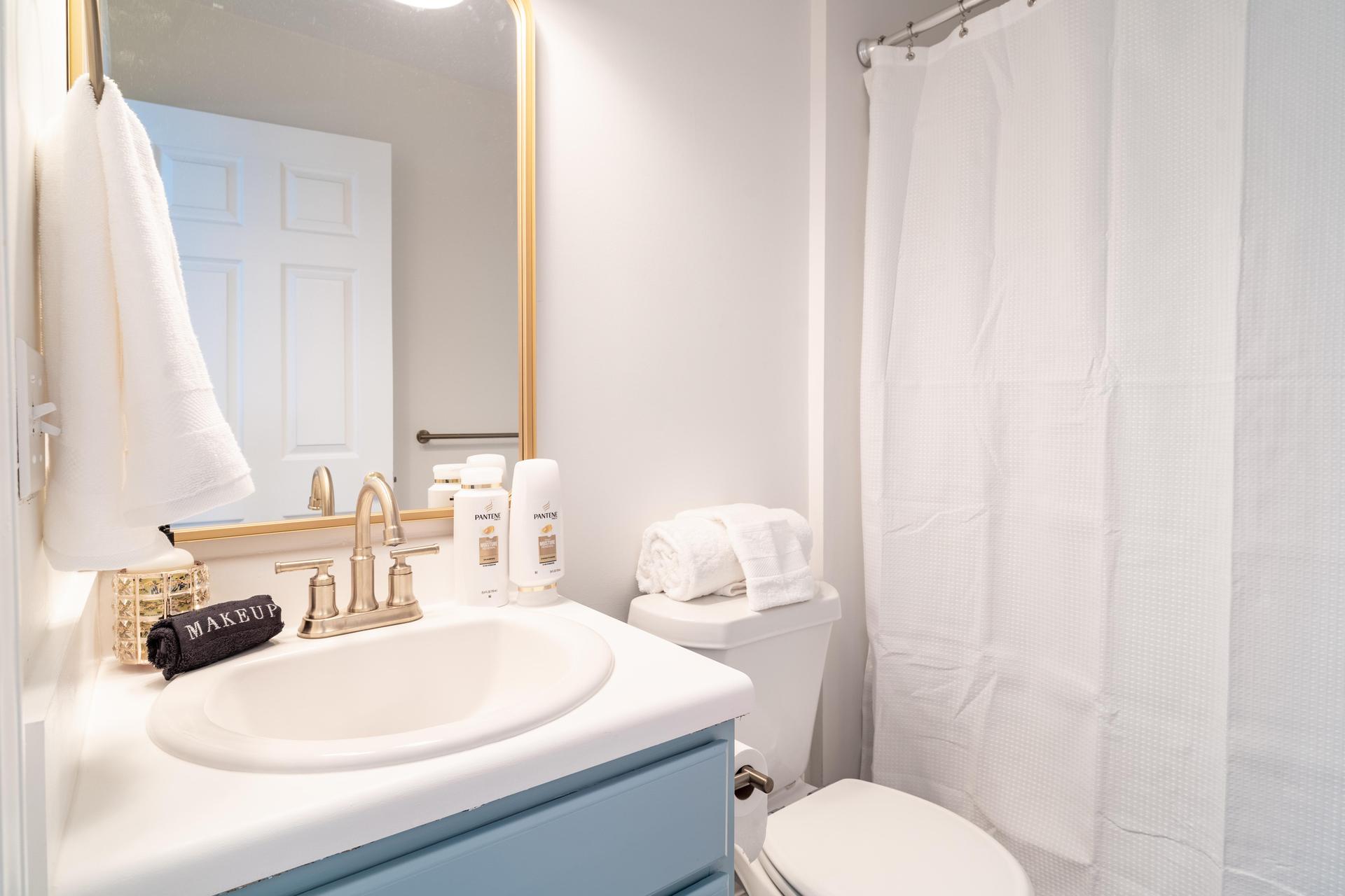 Shared bathroom on first floor.