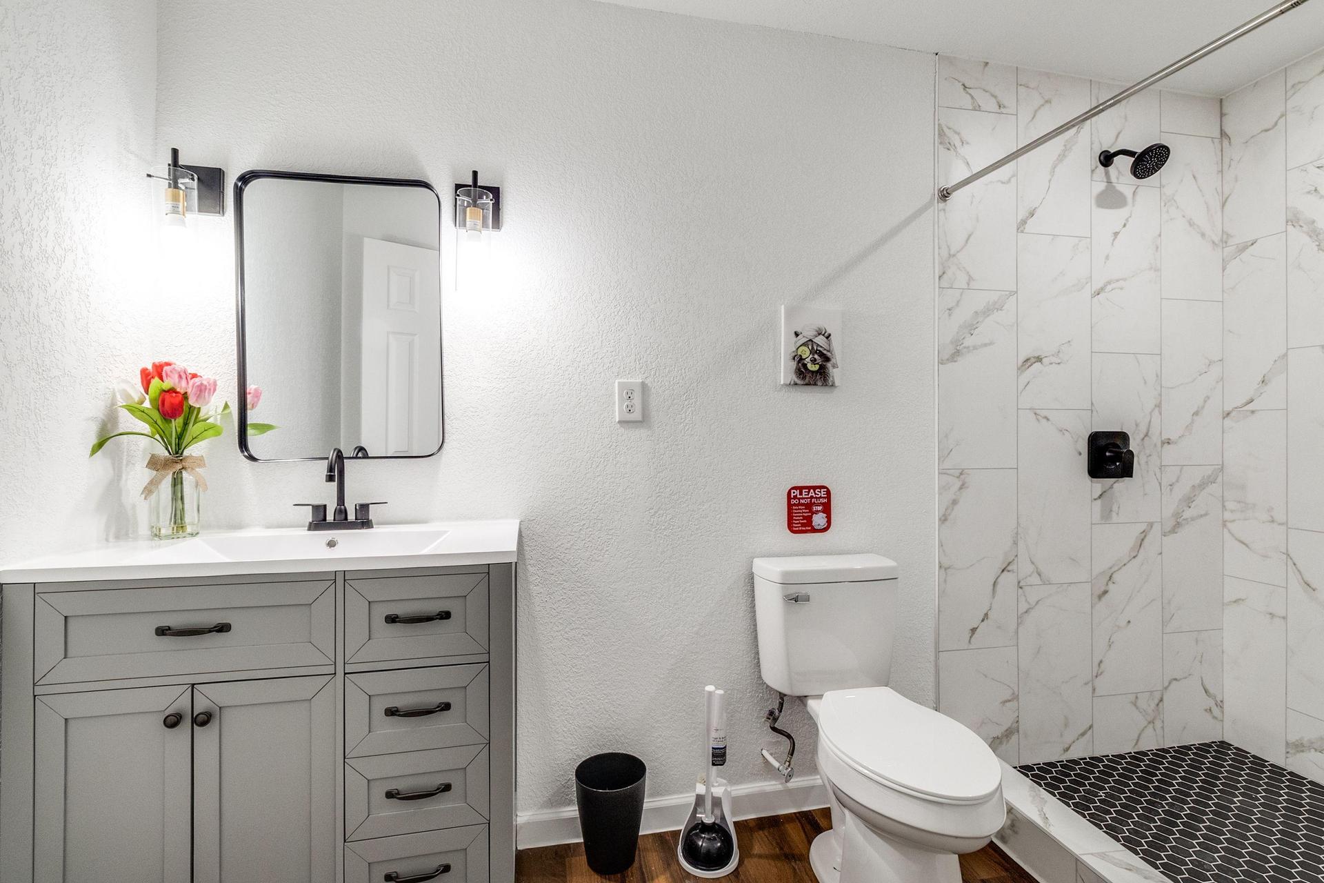 Upstairs Bathroom #C