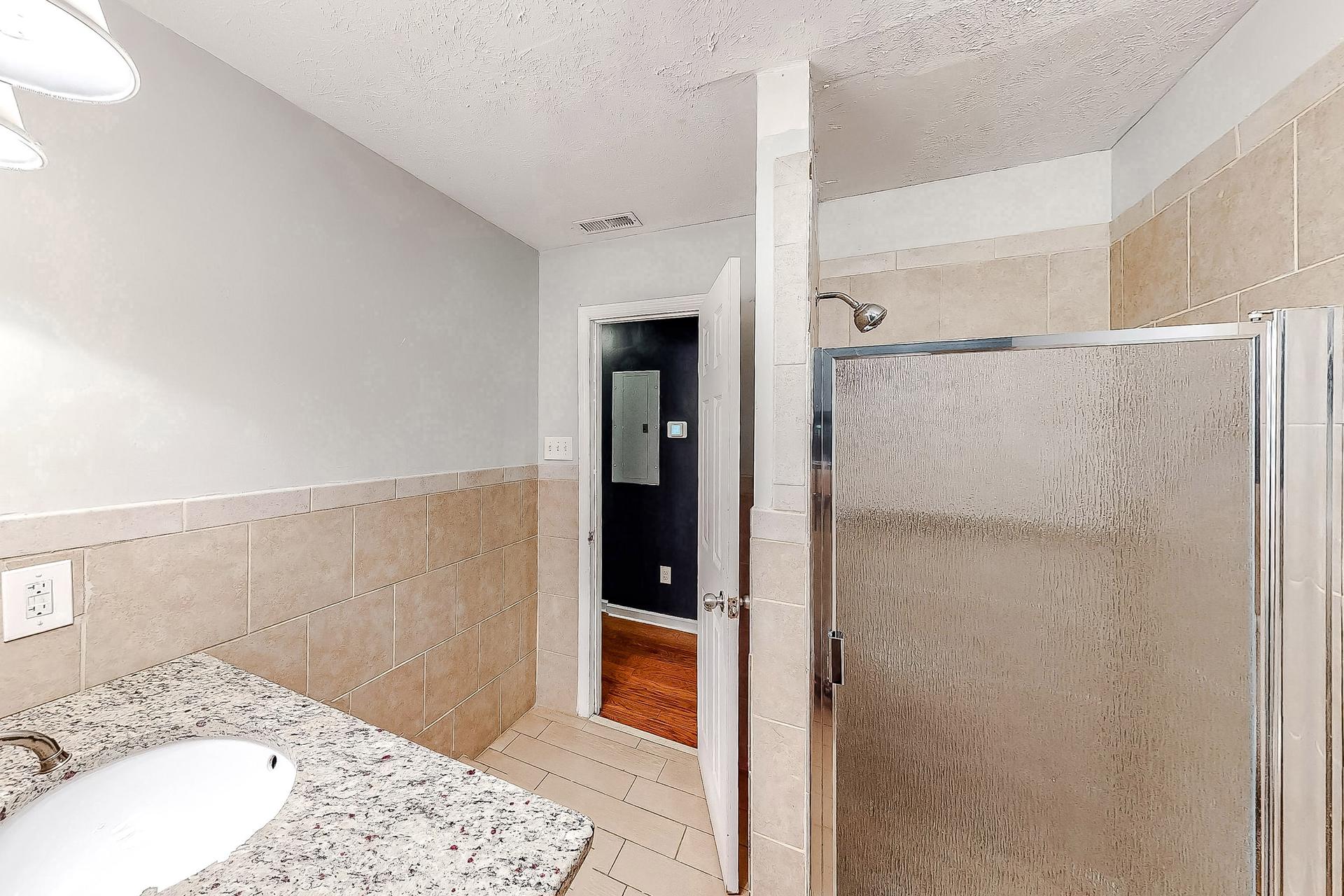 bathroom, detected: shower