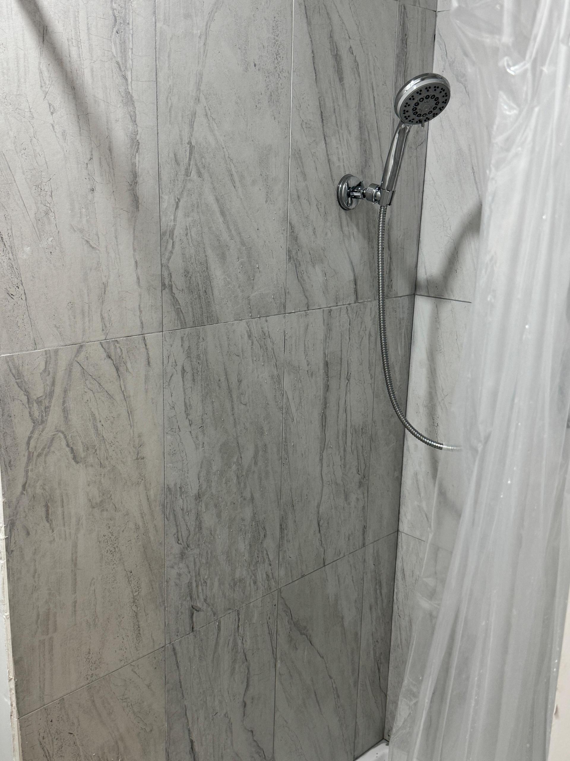 #1 shower with handheld sprayer