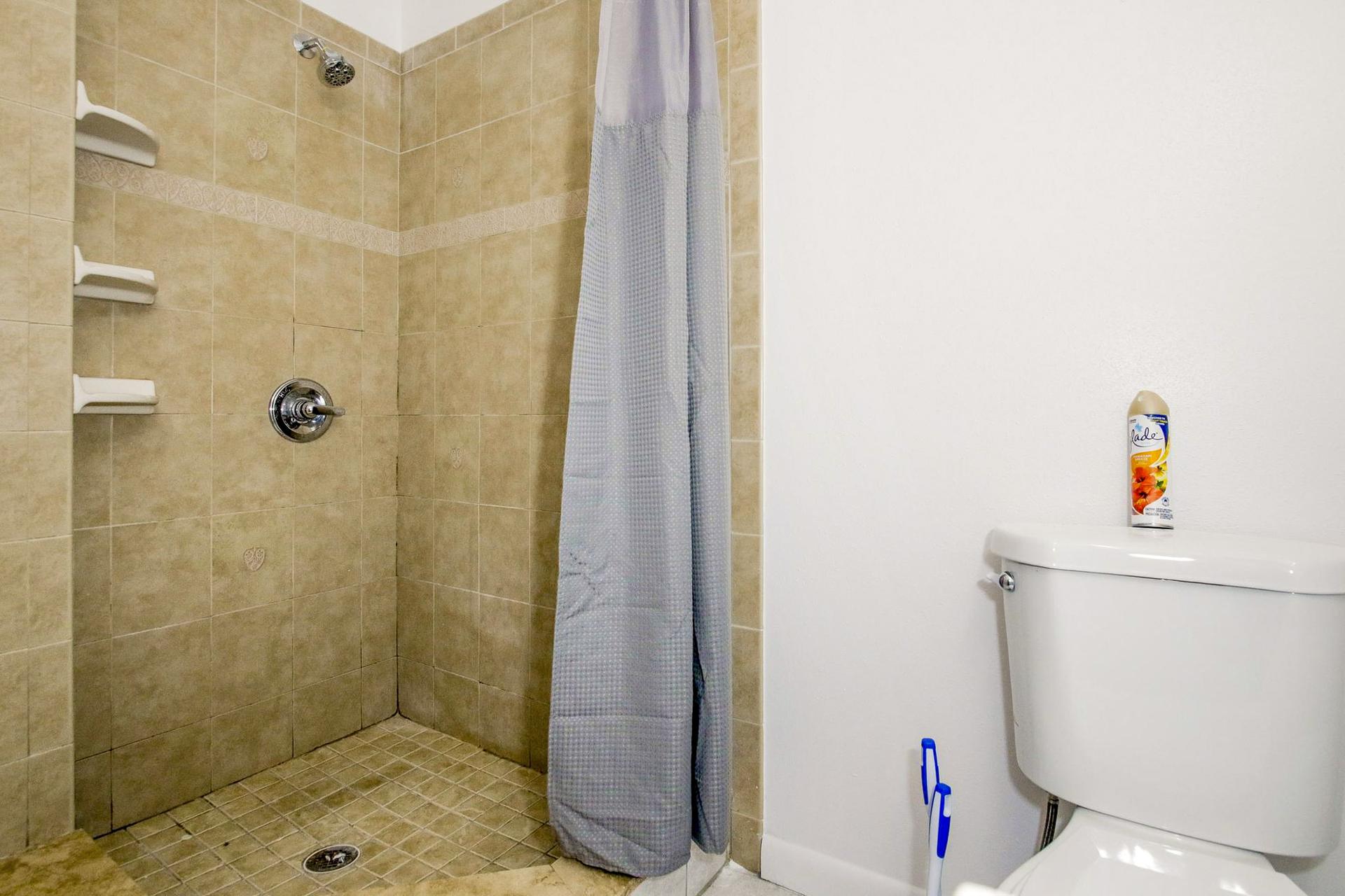 bathroom, detected: shower