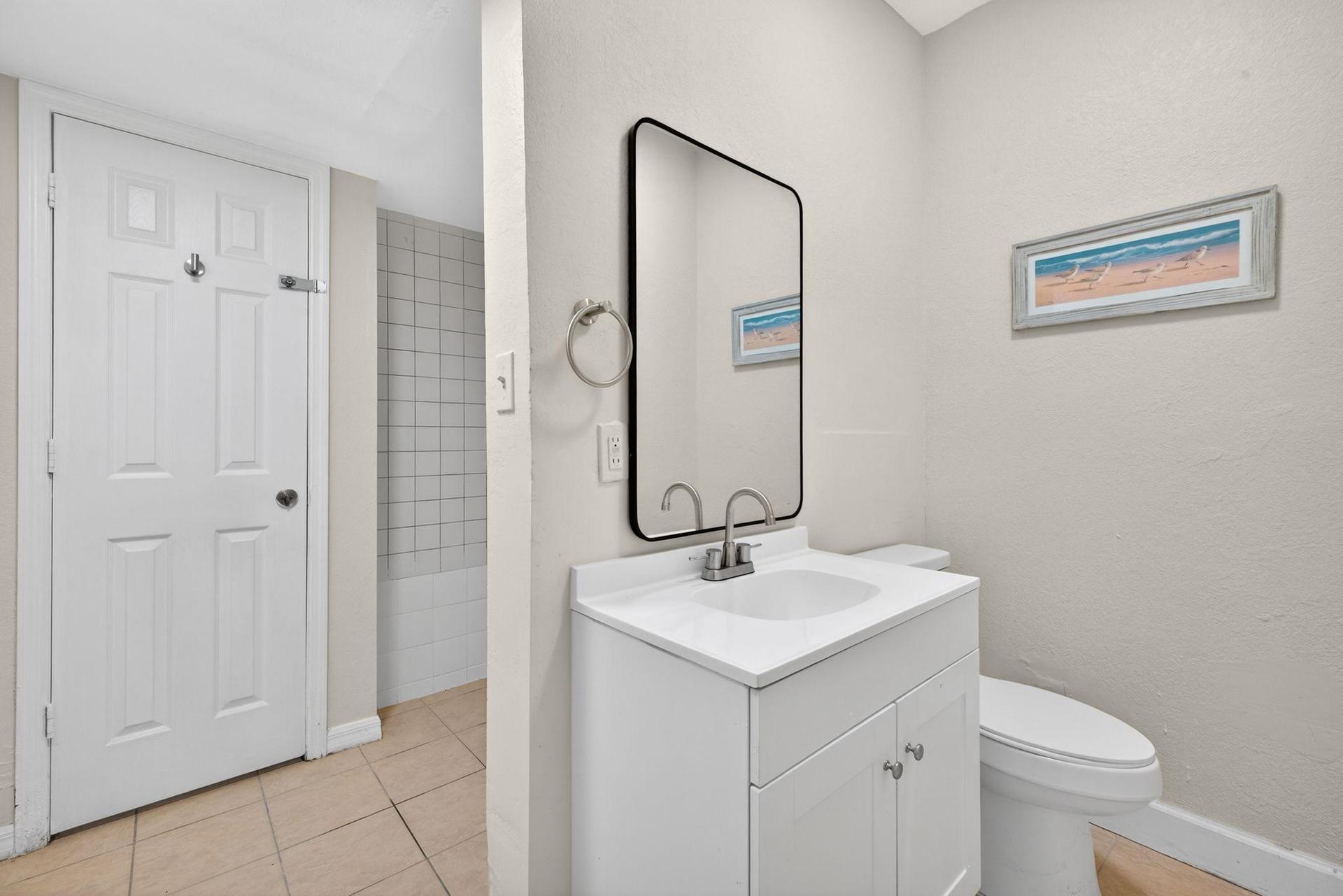 Bathroom A - Large, Spacious Bathroom with separate Toilet & Vanity Area