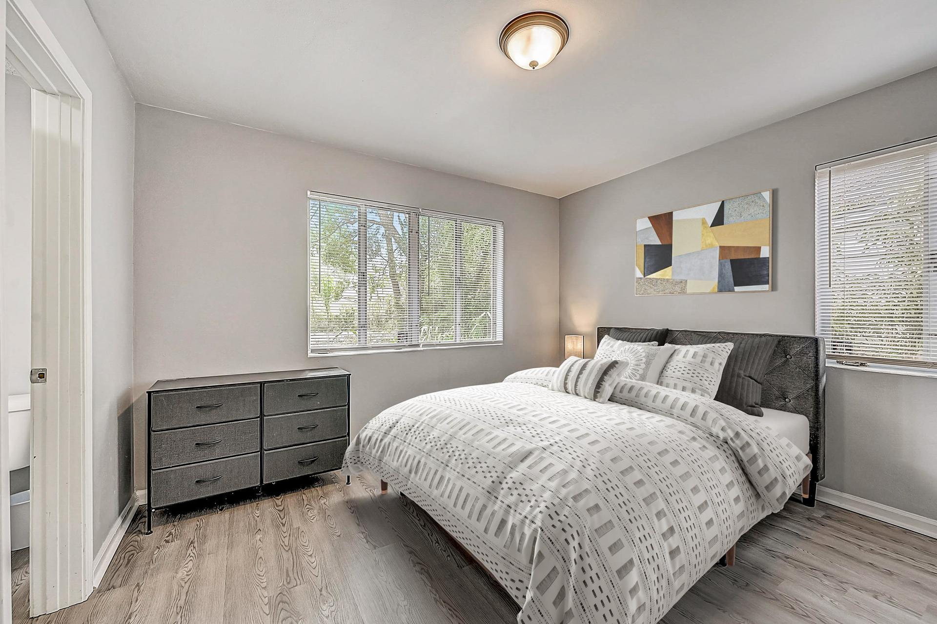 bedroom, detected:bed, window blind